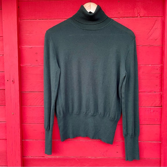 Eddie Bauer wool/cotton long sleeve turtle neck sweater - Picture 1 of 8